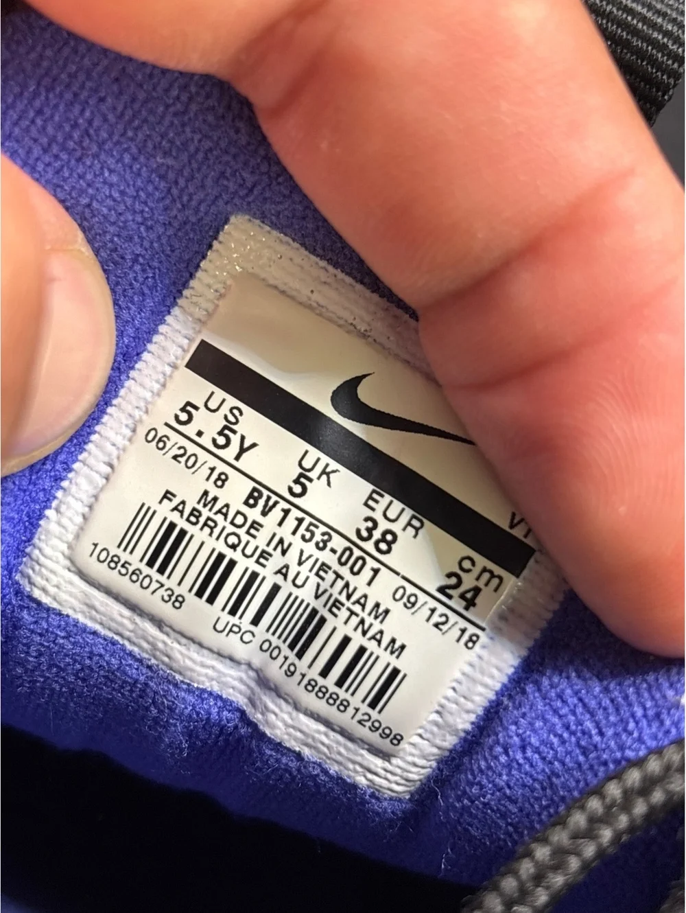 Nike air vapormax 97 Persian violet GS